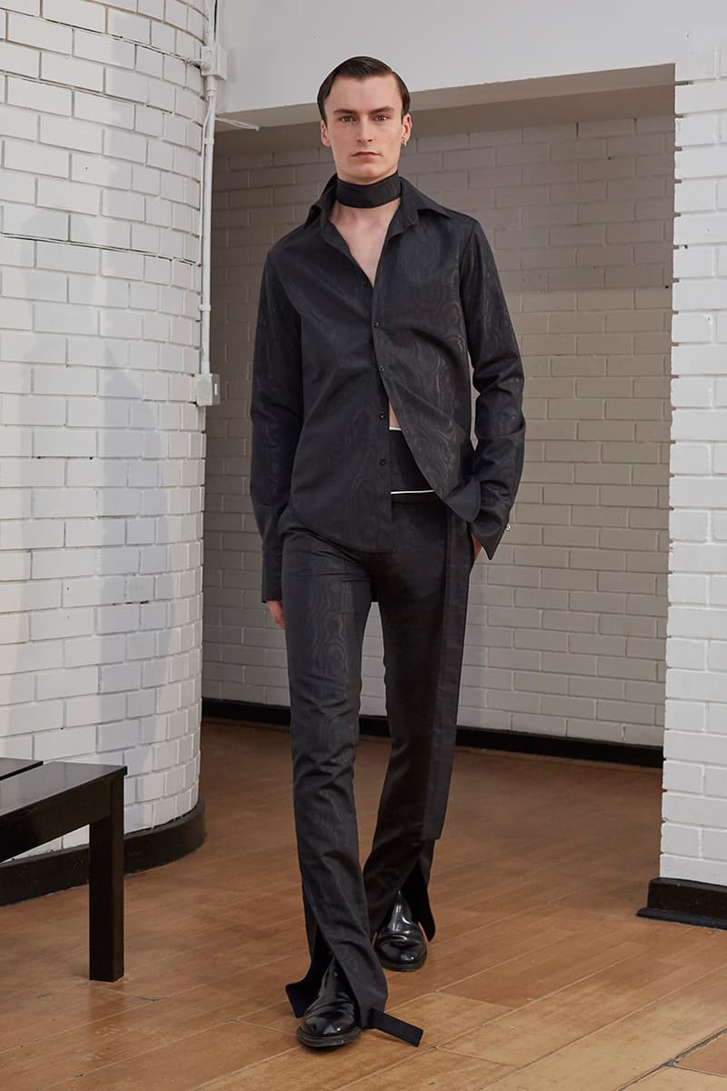 Daniel W. Fletcher Paris Fashion Week Men's SS20 Spring/Summer 2020 Collection Runway Looks "HOPELESSLY DEVOTED" Central Saint Martins Graduate