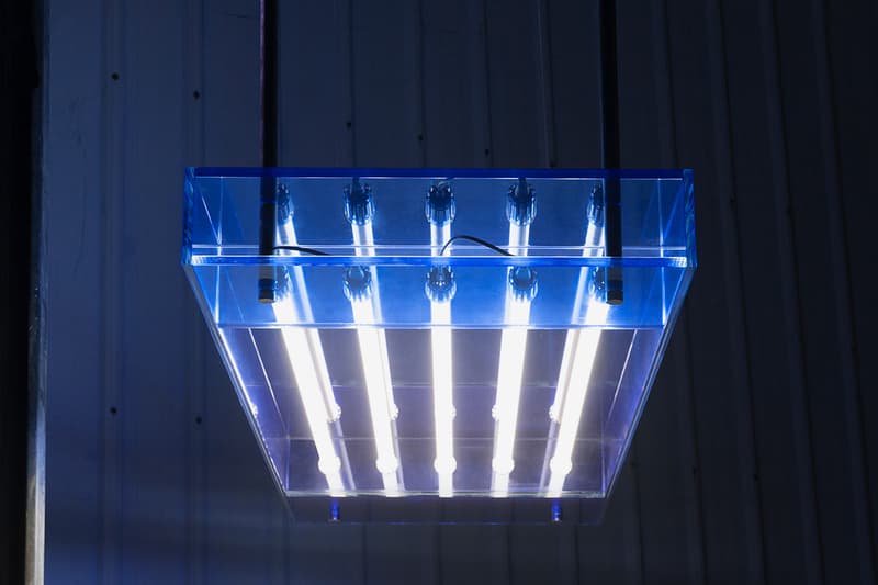 Design Miami 2019 studio BUZAO NULL Series designer Zeng Peng gradient furniture glass blue sea sky