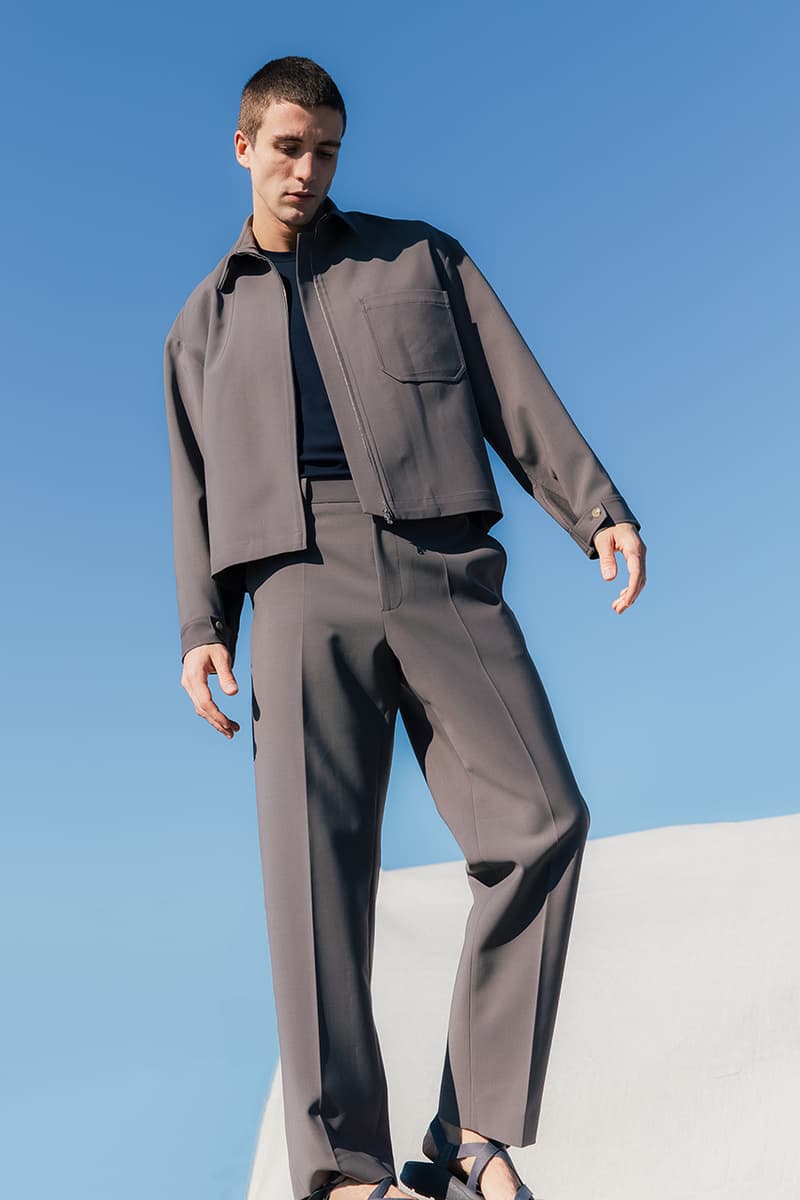 Deveaux Spring Summer 2020 SS20 Collection Lookbooks Informal Tailoring Relaxed Bowling Shirts Camp Collars Natural Marble Prints Big '80s Suits Blue Orange Burgundy Brown White Summer Looks