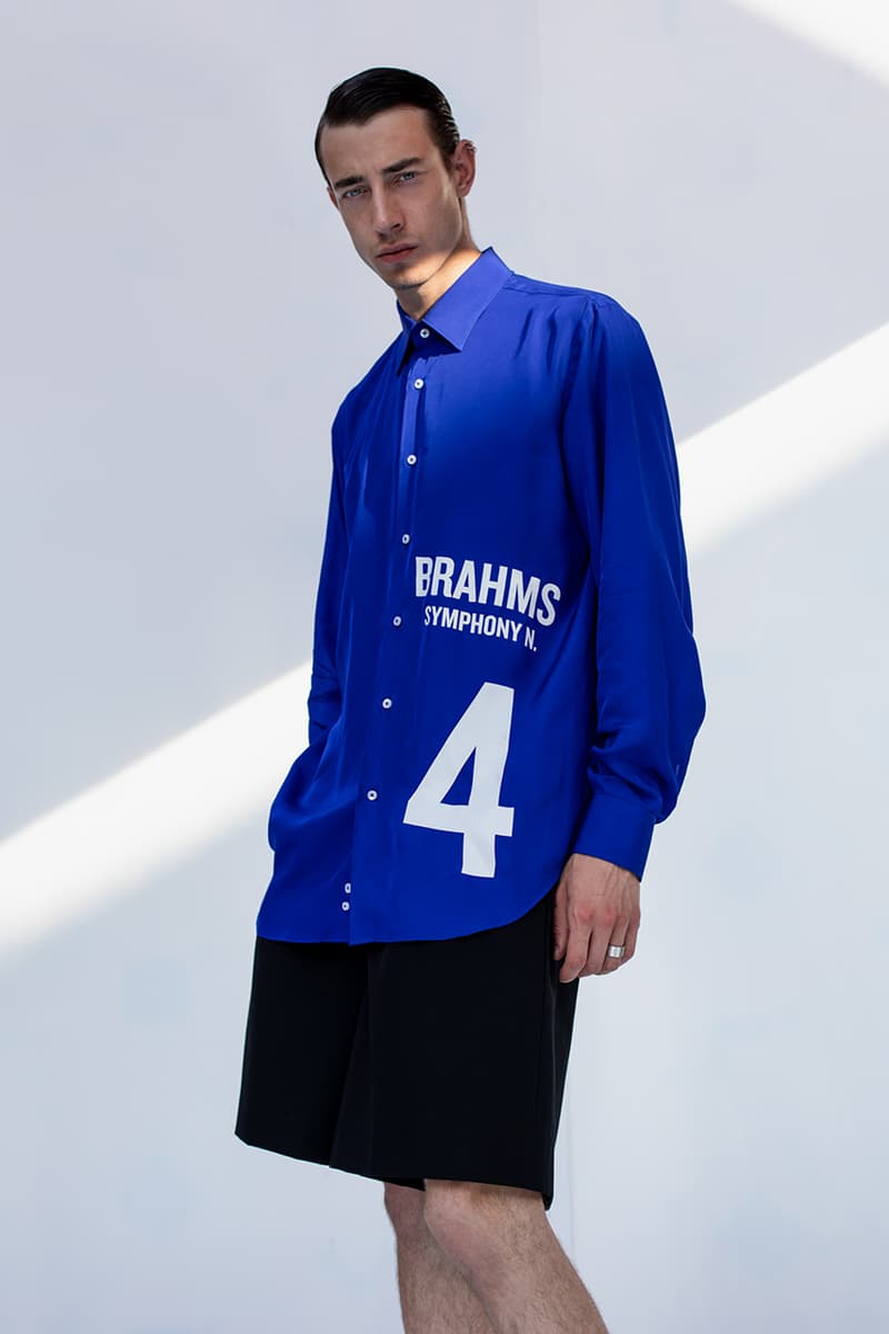 Dima Leu Spring Summer 2020 SS20 Lookbook Collection Drop Information Sport Luxe Classic Inspiration Tailoring Sportwear Blazers Shorts T-Shirts Jerseys Sergei Rachmaninoff