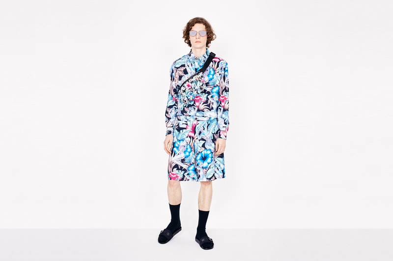 Dior Men's SS19 Beachwear Capsule by Kim Jones spring summer 2019 buy shop shorts towel bag accessories hajime sorayama sexy robot