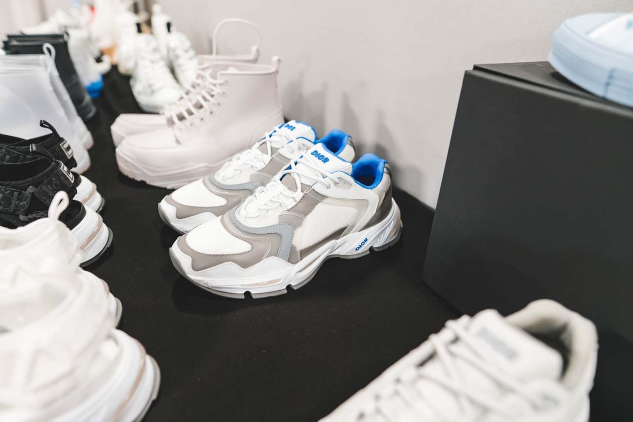 Dior Spring/Summer 2020 Runway Collection at PFW paris fashion week mens ss20 kim jones daniel arsham artist collaboration alyx studio matthew m william yoon jewelry backstage closer look menswear