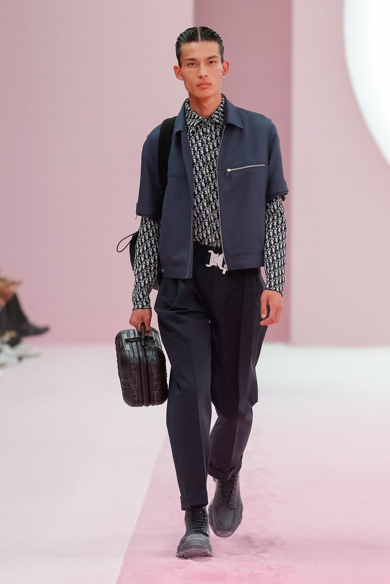 Dior Spring/Summer 2020 Runway Collection at PFW paris fashion week mens ss20 kim jones daniel arsham artist collaboration alyx studio matthew m william yoon jewelry backstage closer look menswear