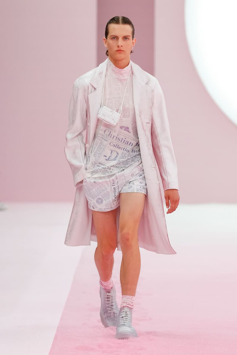 Dior Spring/Summer 2020 Runway Collection at PFW paris fashion week mens ss20 kim jones daniel arsham artist collaboration alyx studio matthew m william yoon jewelry backstage closer look menswear