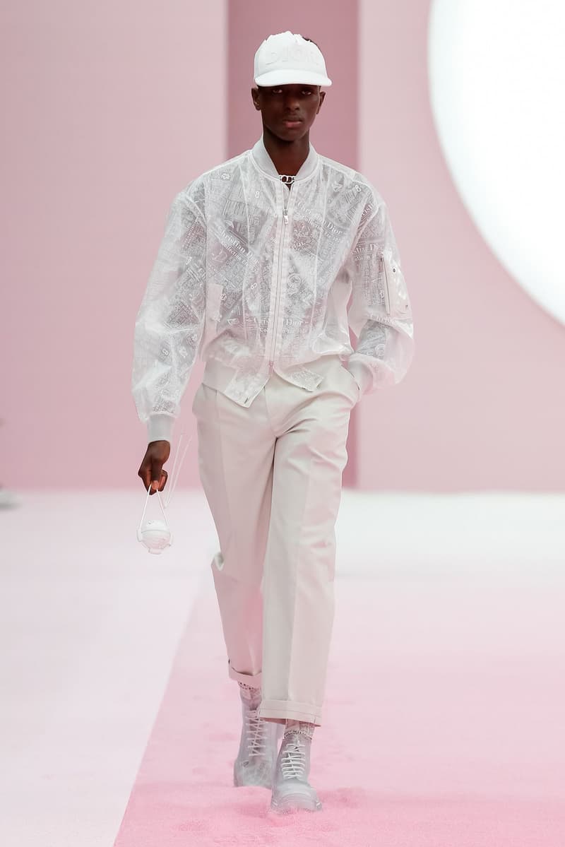 Dior Spring/Summer 2020 Runway Collection at PFW paris fashion week mens ss20 kim jones daniel arsham artist collaboration alyx studio matthew m william yoon jewelry backstage closer look menswear