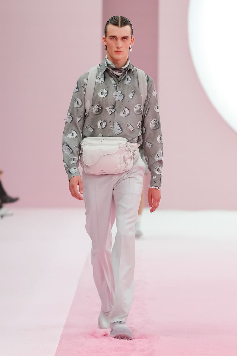 Dior Spring/Summer 2020 Runway Collection at PFW paris fashion week mens ss20 kim jones daniel arsham artist collaboration alyx studio matthew m william yoon jewelry backstage closer look menswear