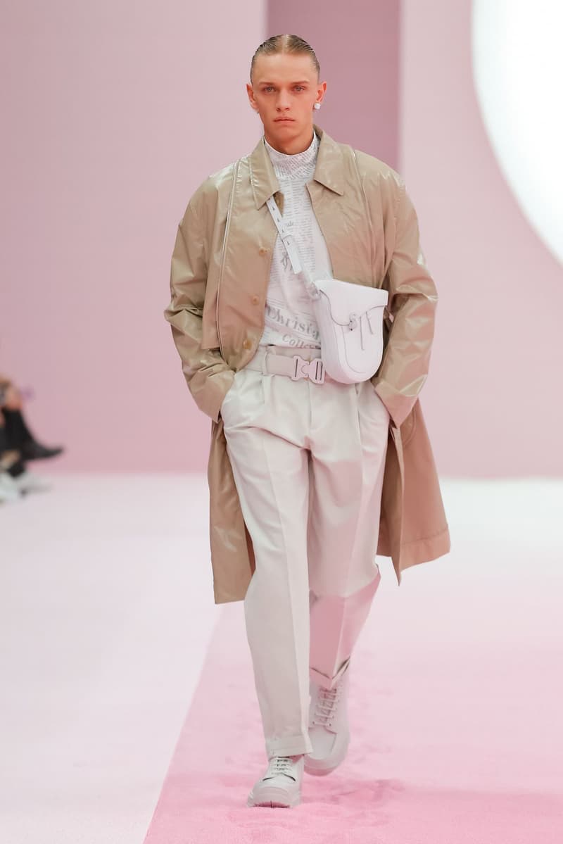 Dior Spring/Summer 2020 Runway Collection at PFW paris fashion week mens ss20 kim jones daniel arsham artist collaboration alyx studio matthew m william yoon jewelry backstage closer look menswear