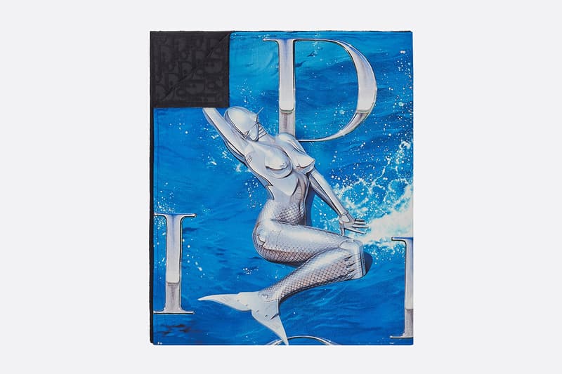 Dior Men's SS19 Beachwear Capsule by Kim Jones spring summer 2019 buy shop shorts towel bag accessories hajime sorayama sexy robot