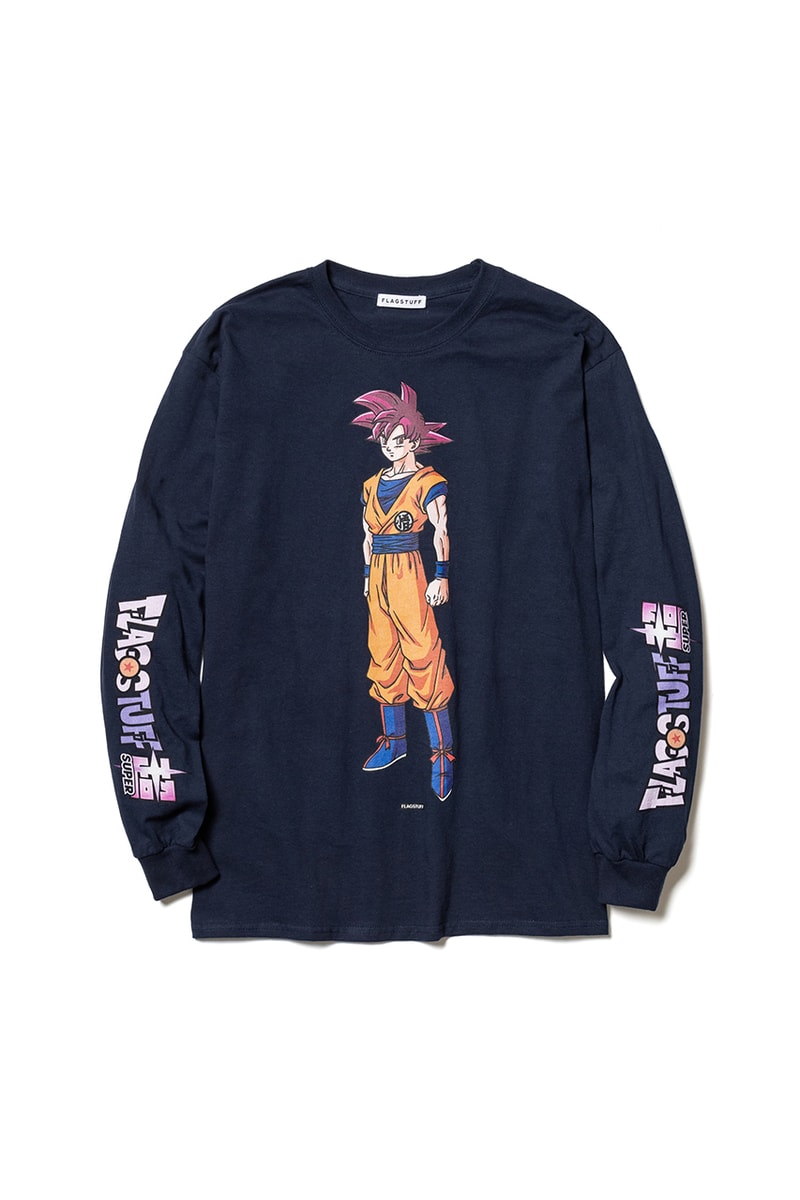 Dragon Ball Z x F-LAGSTUF-F Collection Spring Summer 2019 T-Shirts Harrington Jacket Sweaters Long Sleeves Graphic Printed Japan BEAMS Manga