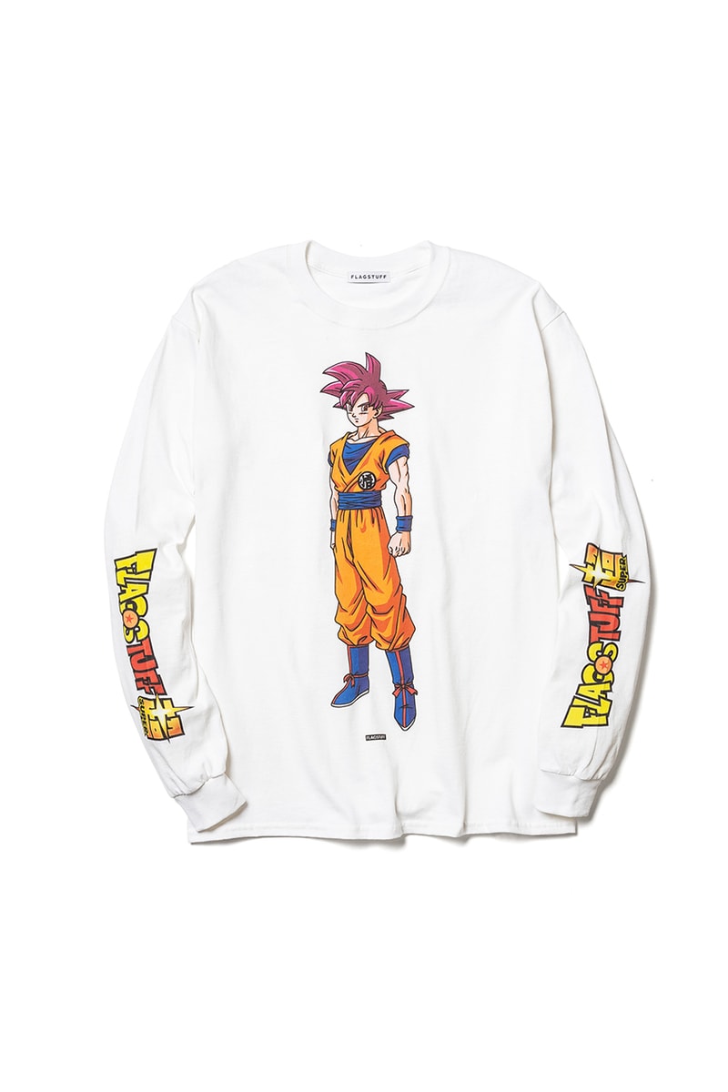 Dragon Ball Z x F-LAGSTUF-F Collection Spring Summer 2019 T-Shirts Harrington Jacket Sweaters Long Sleeves Graphic Printed Japan BEAMS Manga