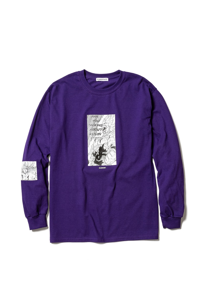 Dragon Ball Z x F-LAGSTUF-F Collection Spring Summer 2019 T-Shirts Harrington Jacket Sweaters Long Sleeves Graphic Printed Japan BEAMS Manga