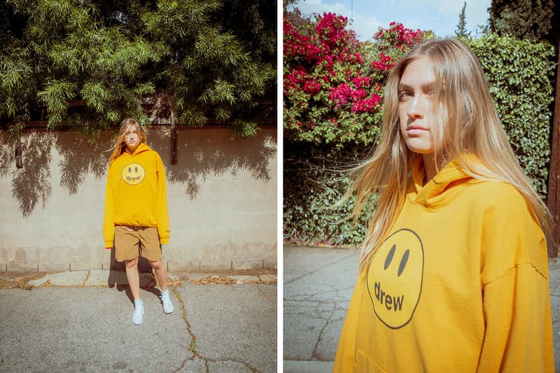 Drew House 2019 Collection Corduroy and Smiley Face California Los Angeles hotel slippers unisex brown