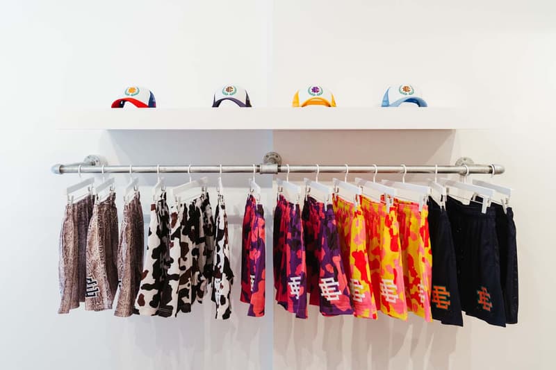 Eric Emanuel New York Pop-Up Shop Inside Look shorts adidas iverson collaboration sneaker