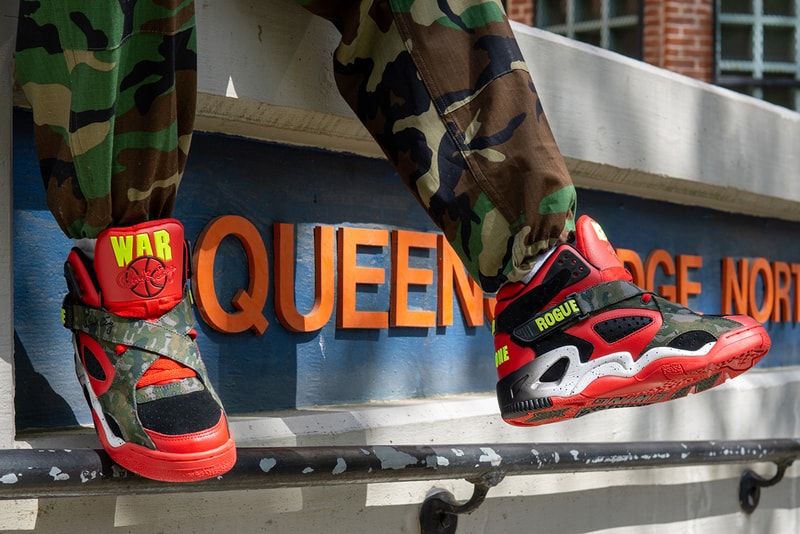 Ewing War Report Rogue Athletics Capone-N-Noreaga Queens New York Rap Duo Hip Hip East Coast Footwear Sneaker Collaboration Drop Date Release Information Event Party Limited Edition