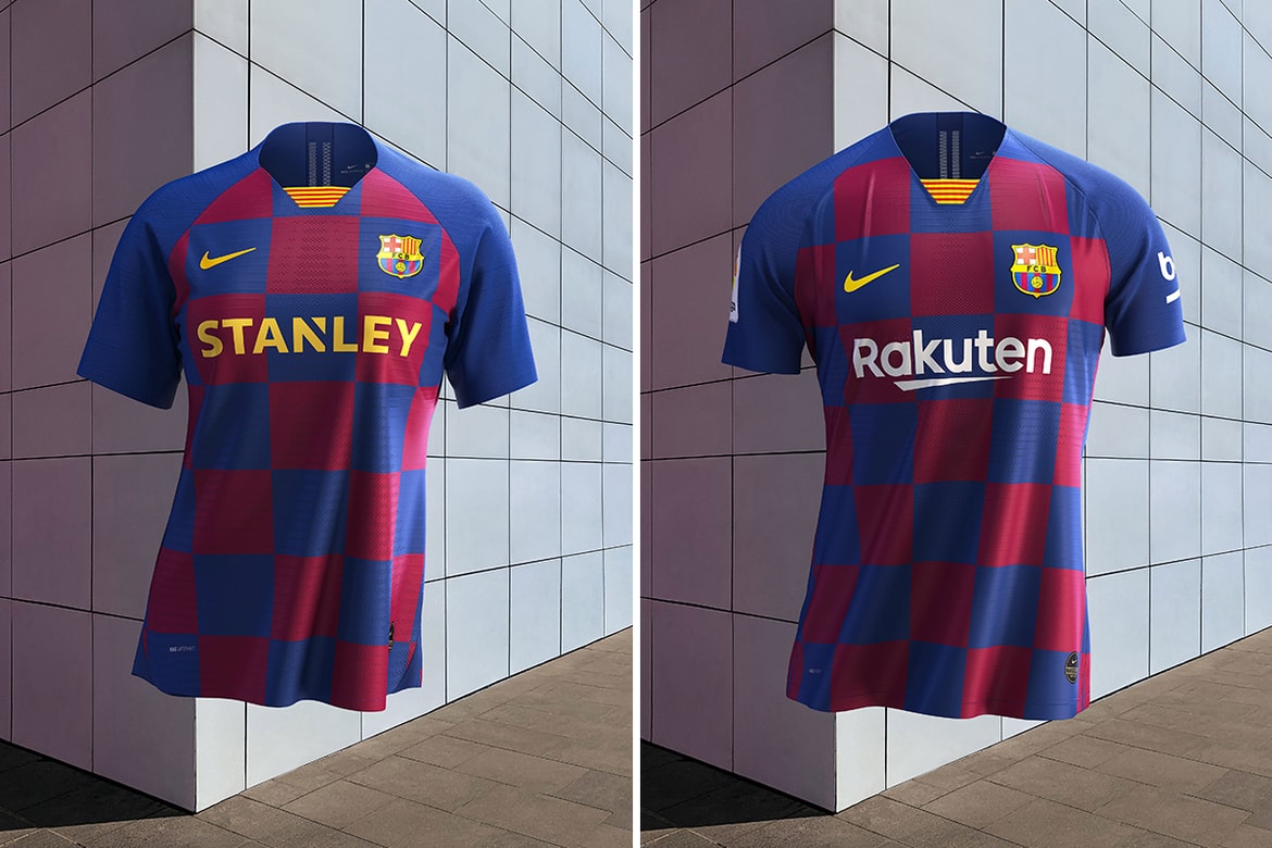 Fc Barcelona Nike Home Kit Checkerboard Revamp Hypebeast