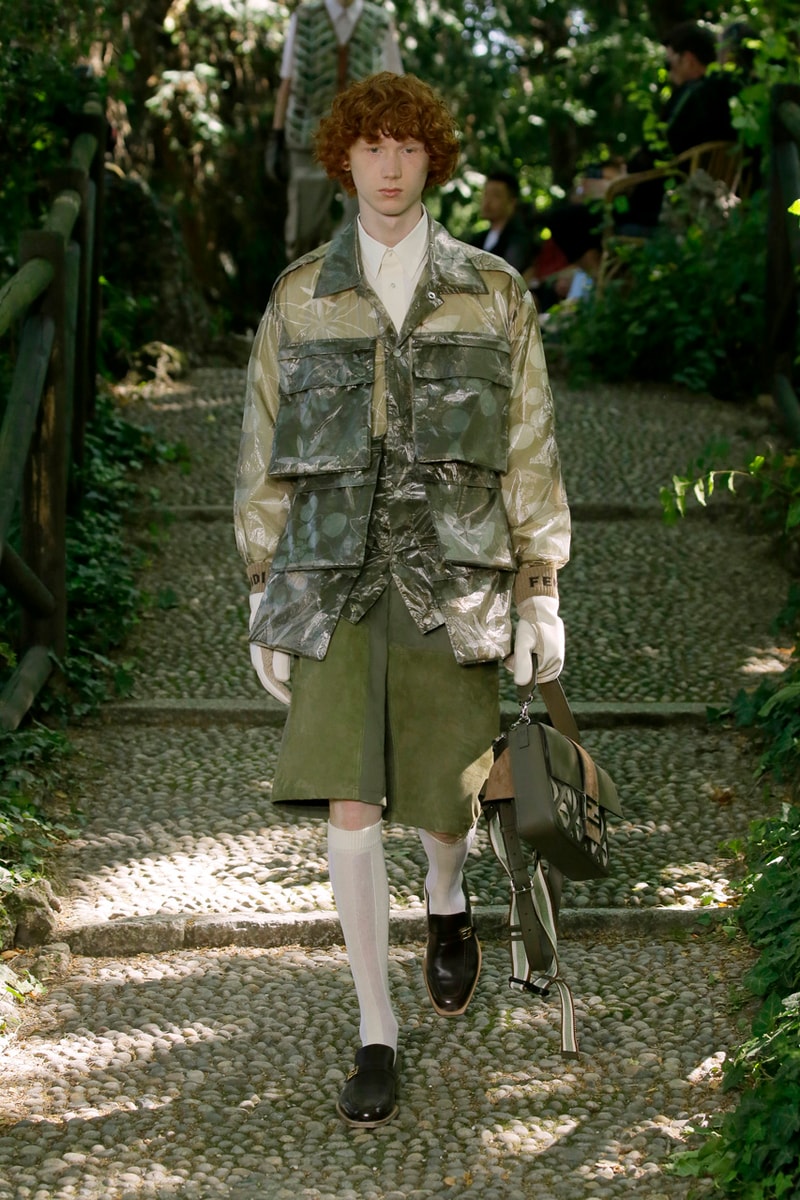 Fendi Spring Summer 2020 Collection gardening bucolic outdoors Silvia Venturini Fendi Italy Italian Head Quarters
