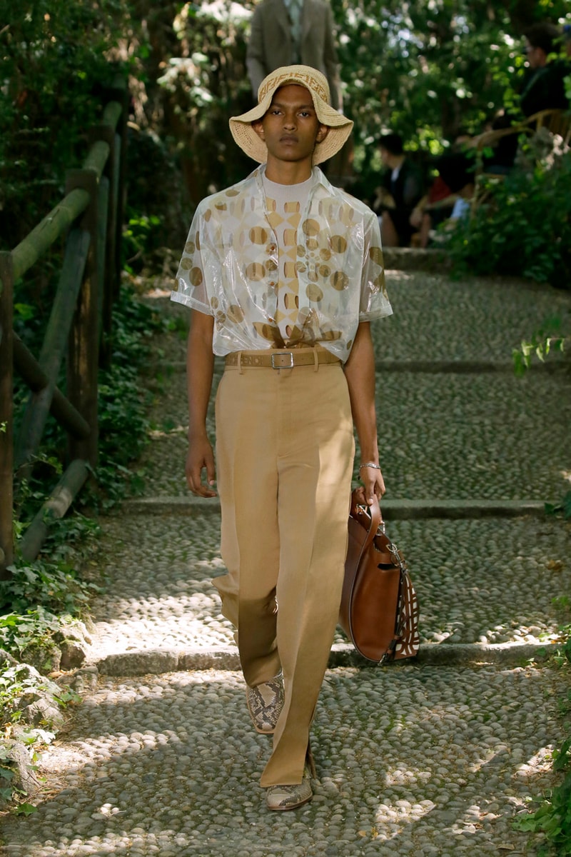 Fendi Spring Summer 2020 Collection gardening bucolic outdoors Silvia Venturini Fendi Italy Italian Head Quarters