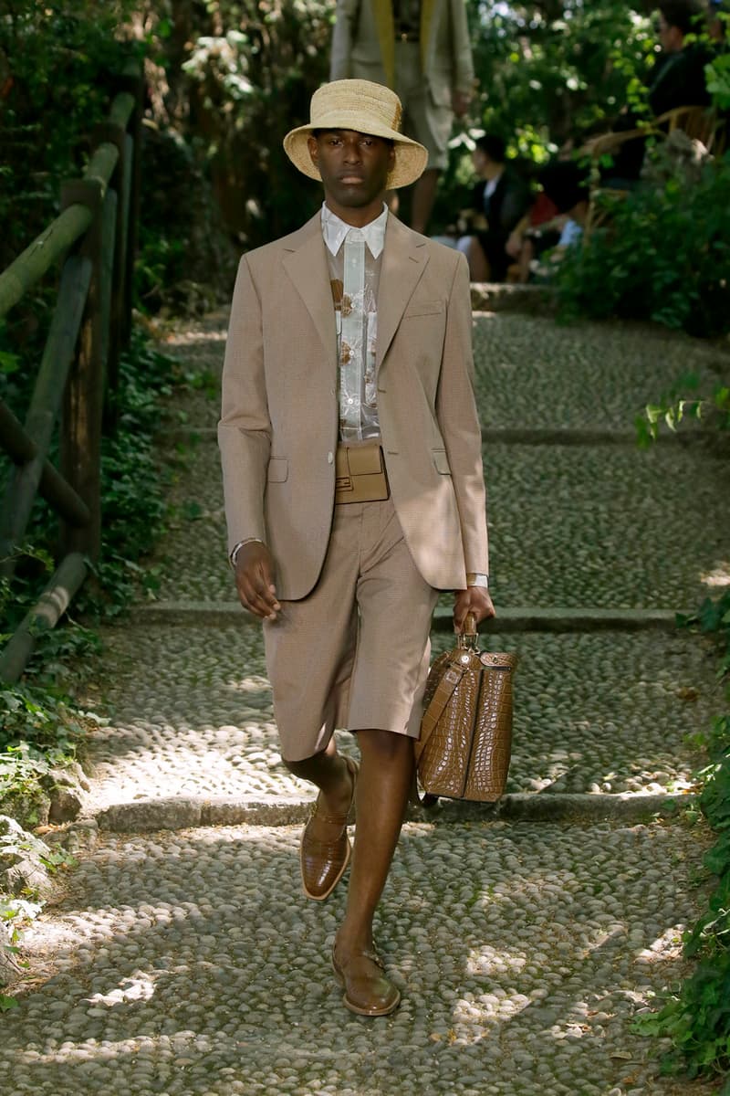 Fendi Spring Summer 2020 Collection gardening bucolic outdoors Silvia Venturini Fendi Italy Italian Head Quarters