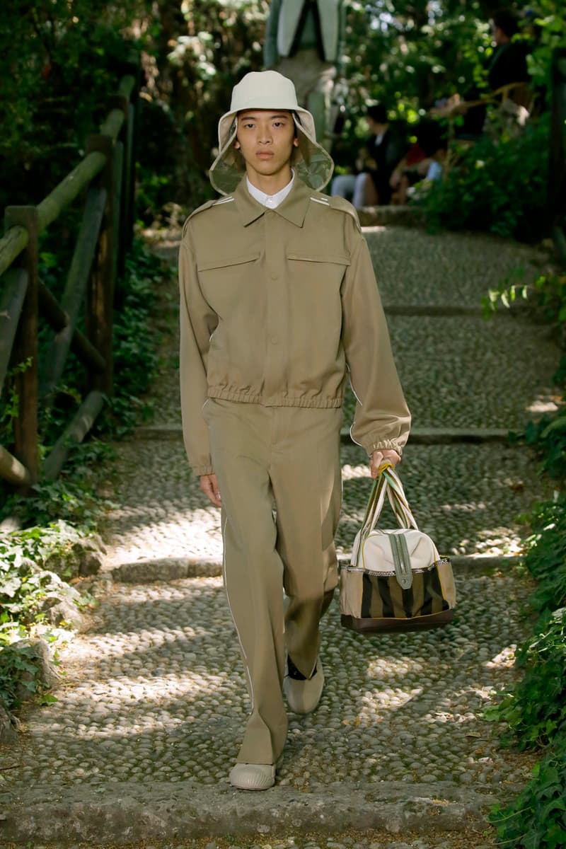 Fendi Spring Summer 2020 Collection gardening bucolic outdoors Silvia Venturini Fendi Italy Italian Head Quarters