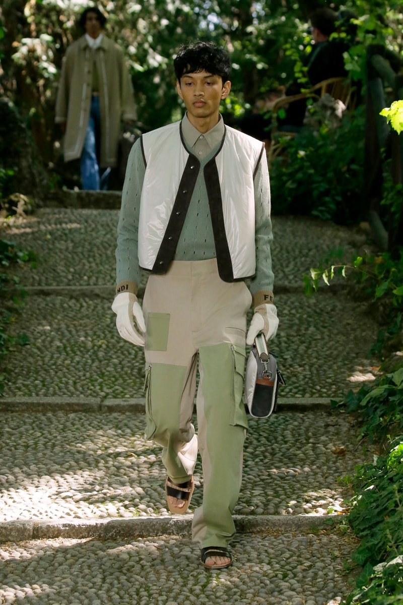 Fendi Spring Summer 2020 Collection gardening bucolic outdoors Silvia Venturini Fendi Italy Italian Head Quarters