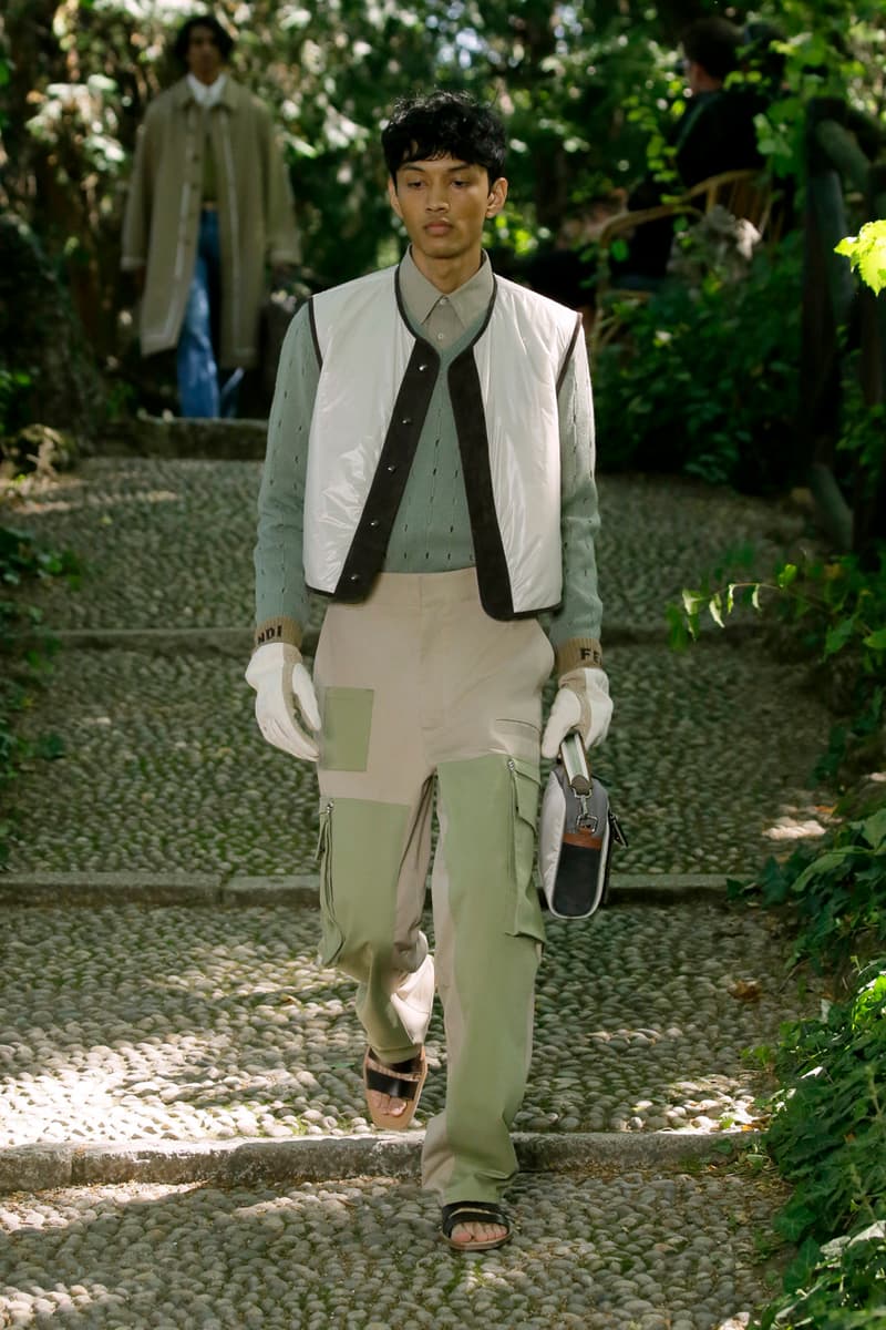 Fendi Spring Summer 2020 Collection gardening bucolic outdoors Silvia Venturini Fendi Italy Italian Head Quarters