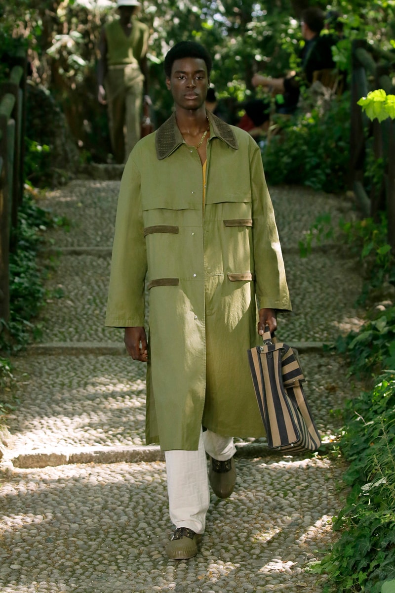 Fendi Spring Summer 2020 Collection gardening bucolic outdoors Silvia Venturini Fendi Italy Italian Head Quarters