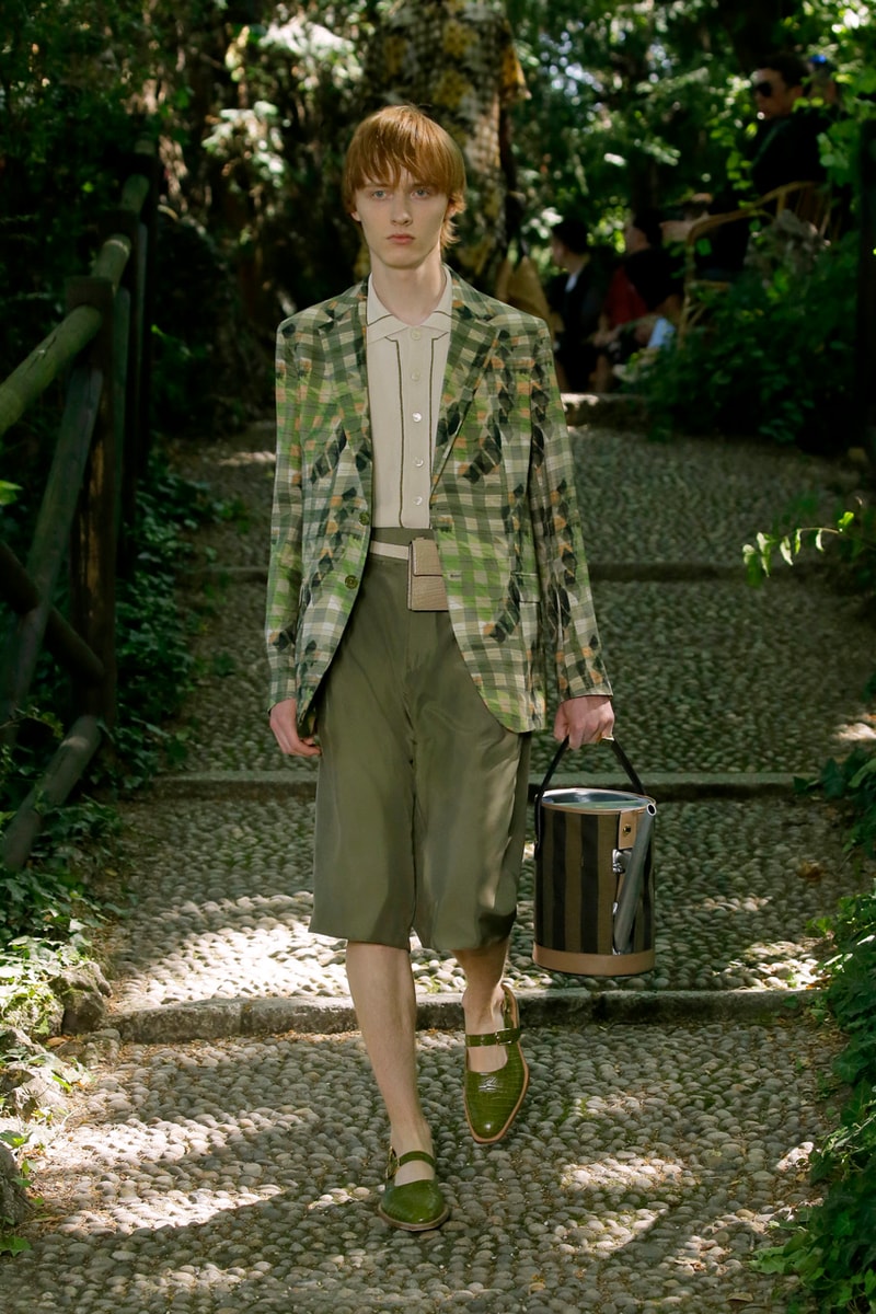 Fendi Spring Summer 2020 Collection gardening bucolic outdoors Silvia Venturini Fendi Italy Italian Head Quarters