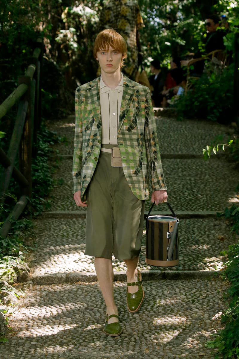 Fendi Spring Summer 2020 Collection gardening bucolic outdoors Silvia Venturini Fendi Italy Italian Head Quarters