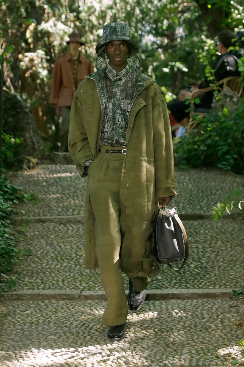 Fendi Spring Summer 2020 Collection gardening bucolic outdoors Silvia Venturini Fendi Italy Italian Head Quarters
