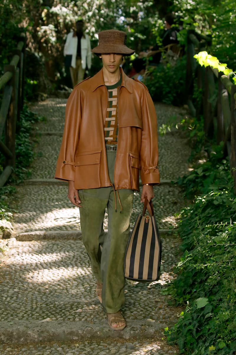 Fendi Spring Summer 2020 Collection gardening bucolic outdoors Silvia Venturini Fendi Italy Italian Head Quarters