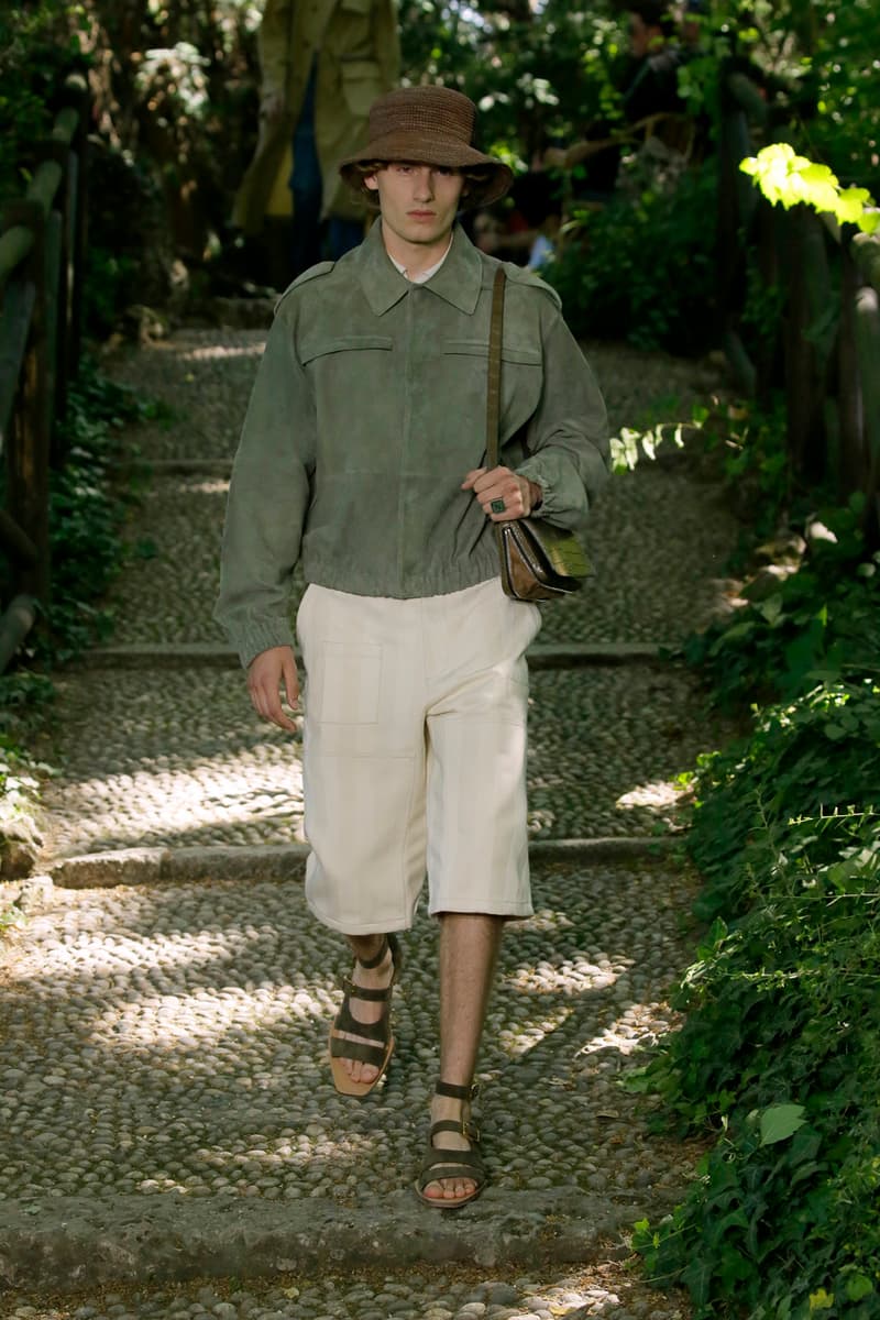 Fendi Spring Summer 2020 Collection gardening bucolic outdoors Silvia Venturini Fendi Italy Italian Head Quarters