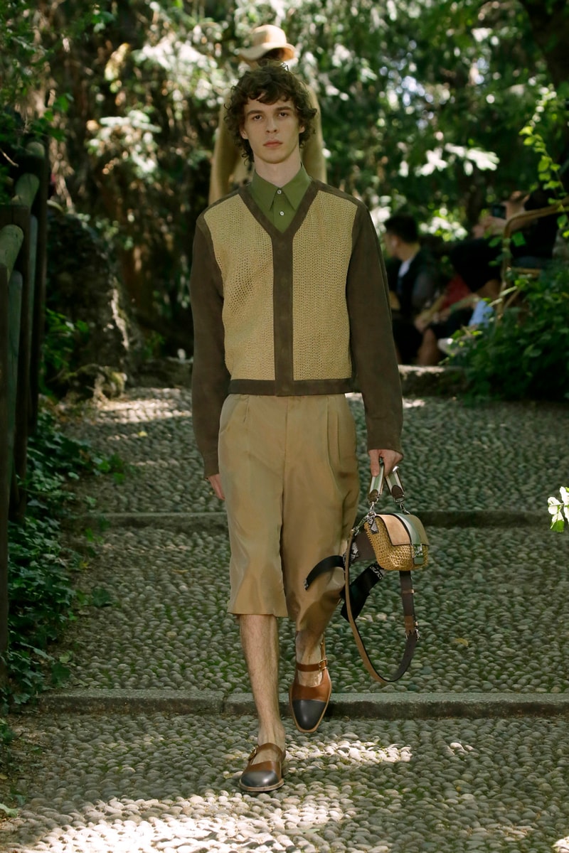 Fendi Spring Summer 2020 Collection gardening bucolic outdoors Silvia Venturini Fendi Italy Italian Head Quarters
