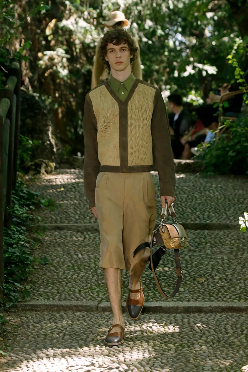 Fendi Spring Summer 2020 Collection gardening bucolic outdoors Silvia Venturini Fendi Italy Italian Head Quarters