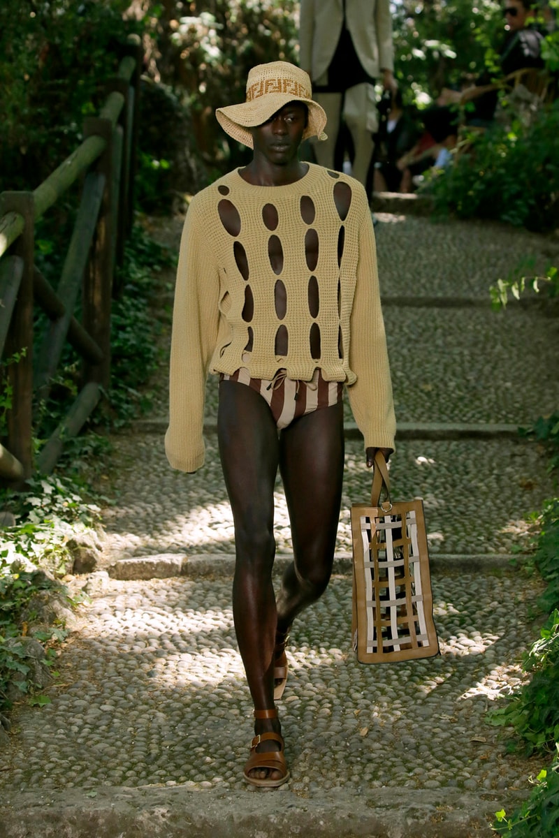 Fendi Spring Summer 2020 Collection gardening bucolic outdoors Silvia Venturini Fendi Italy Italian Head Quarters