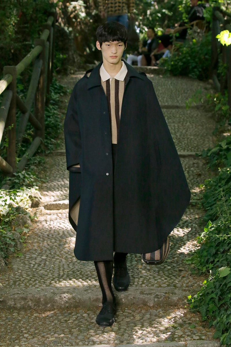Fendi Spring Summer 2020 Collection gardening bucolic outdoors Silvia Venturini Fendi Italy Italian Head Quarters