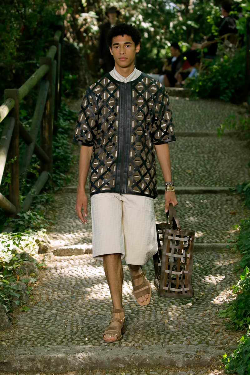 Fendi Spring Summer 2020 Collection gardening bucolic outdoors Silvia Venturini Fendi Italy Italian Head Quarters
