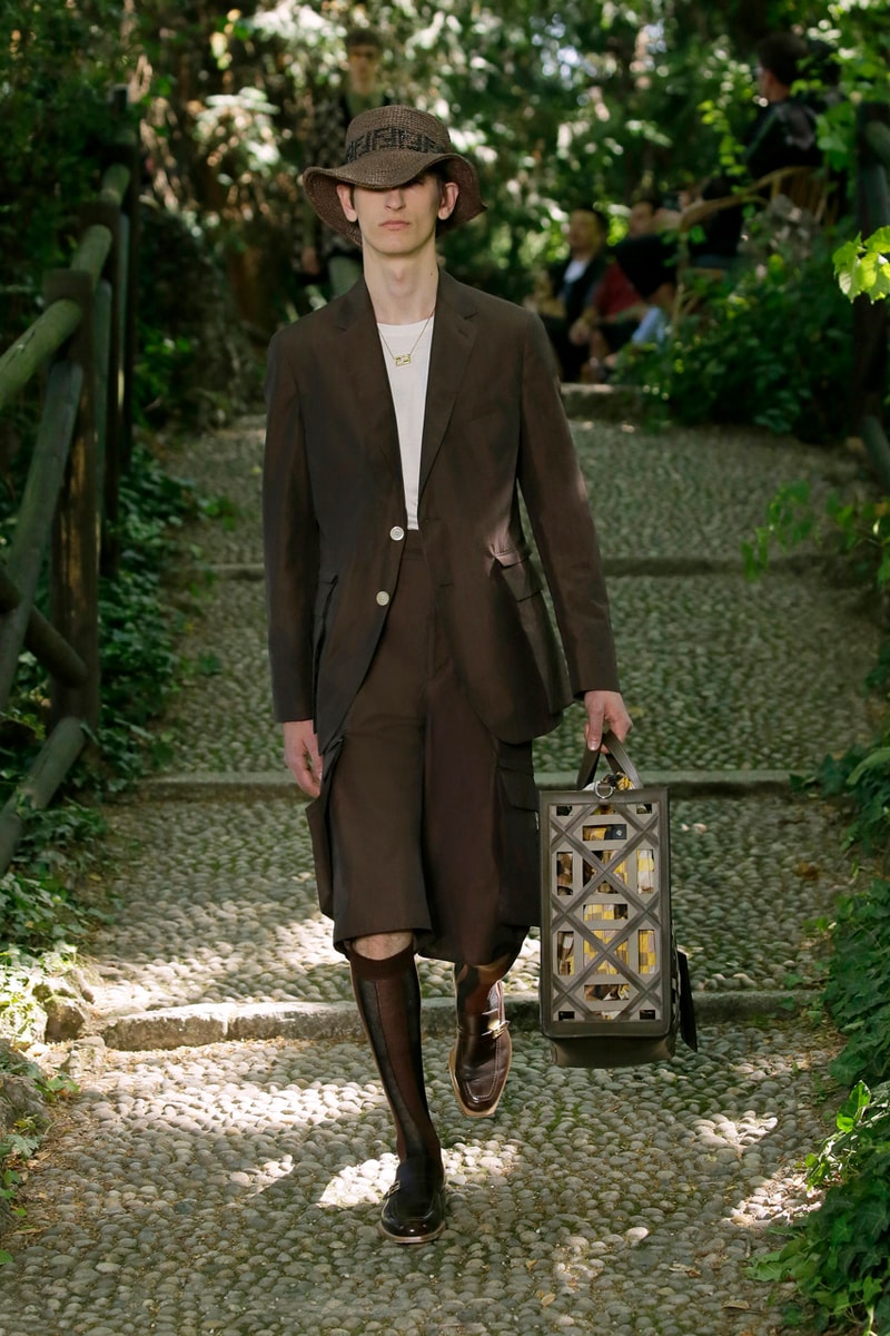 Fendi Spring Summer 2020 Collection gardening bucolic outdoors Silvia Venturini Fendi Italy Italian Head Quarters