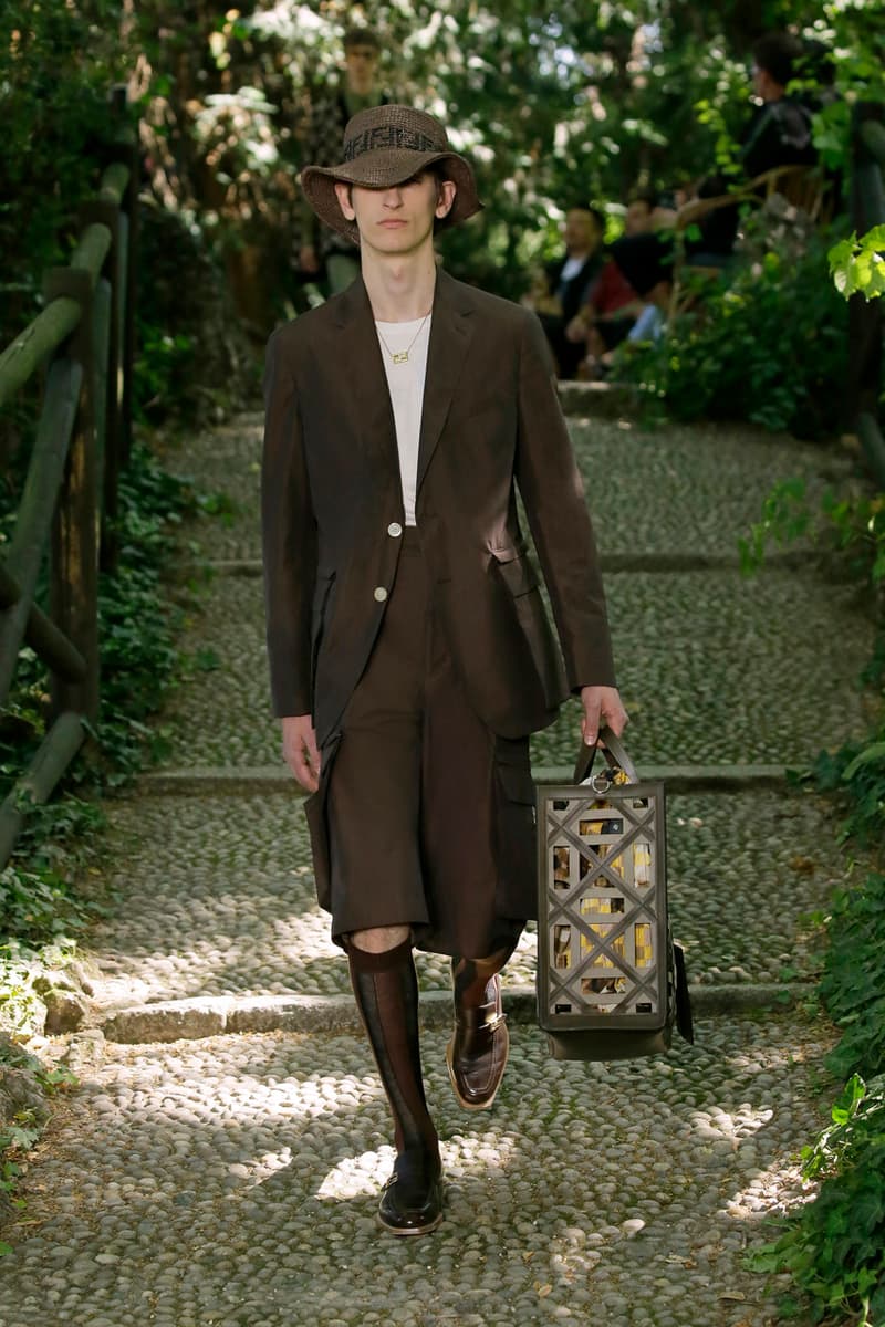 Fendi Spring Summer 2020 Collection gardening bucolic outdoors Silvia Venturini Fendi Italy Italian Head Quarters