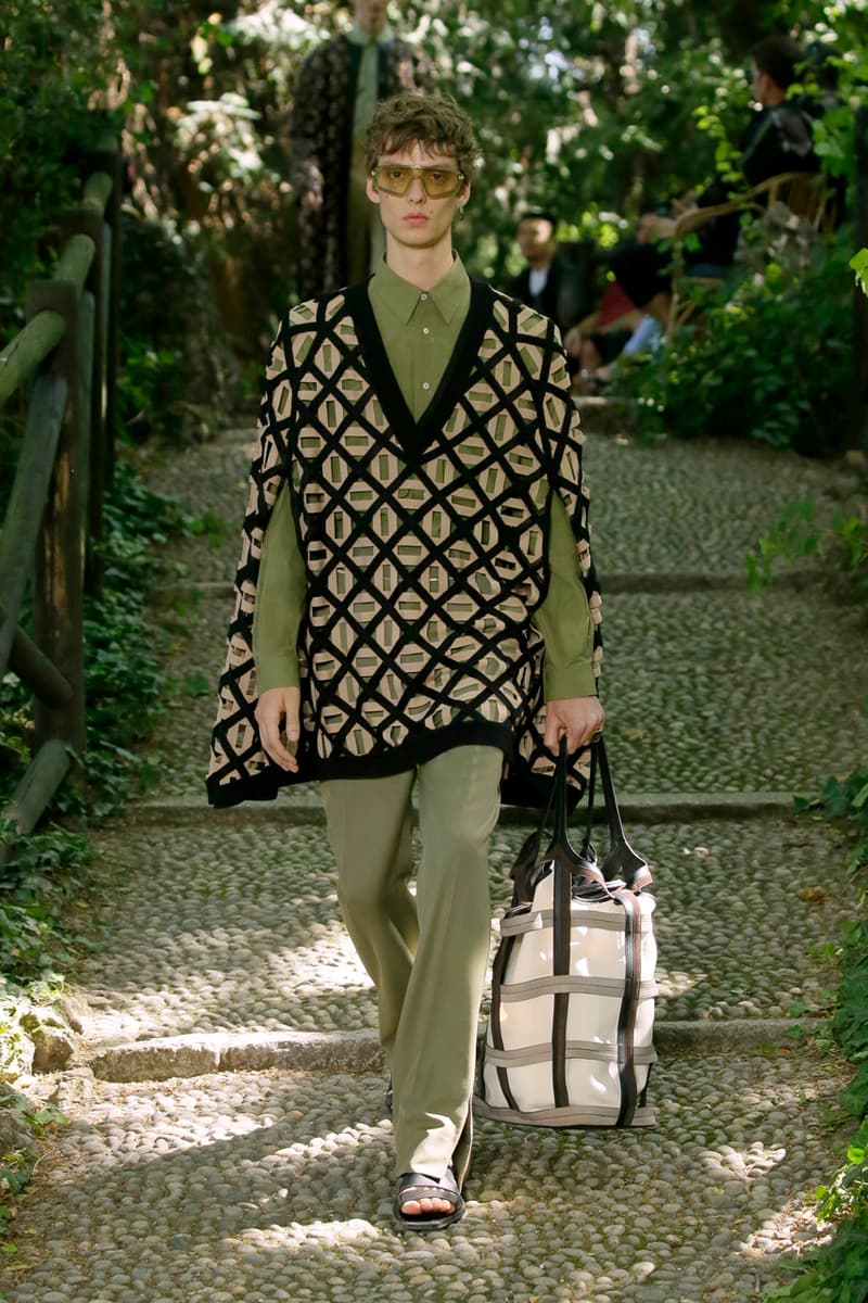 Fendi Spring Summer 2020 Collection gardening bucolic outdoors Silvia Venturini Fendi Italy Italian Head Quarters