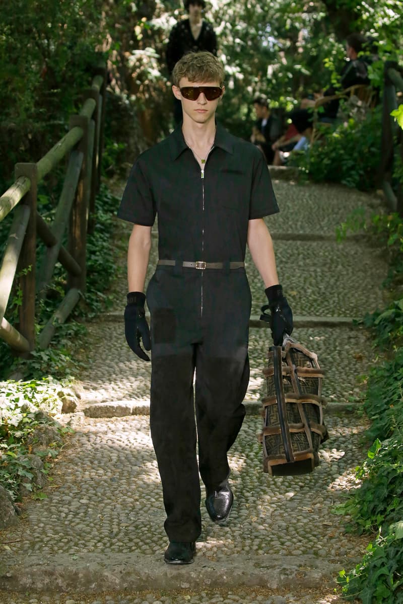 Fendi Spring Summer 2020 Collection gardening bucolic outdoors Silvia Venturini Fendi Italy Italian Head Quarters