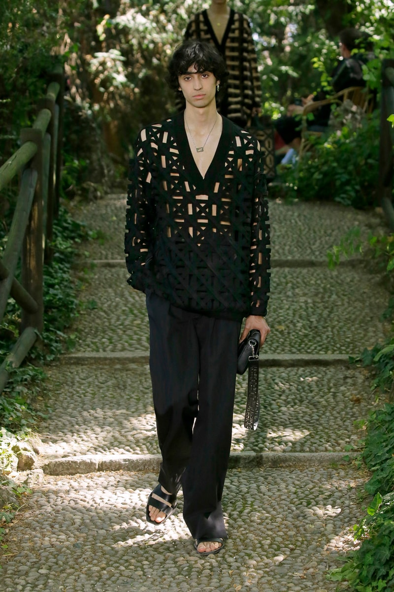 Fendi Spring Summer 2020 Collection gardening bucolic outdoors Silvia Venturini Fendi Italy Italian Head Quarters
