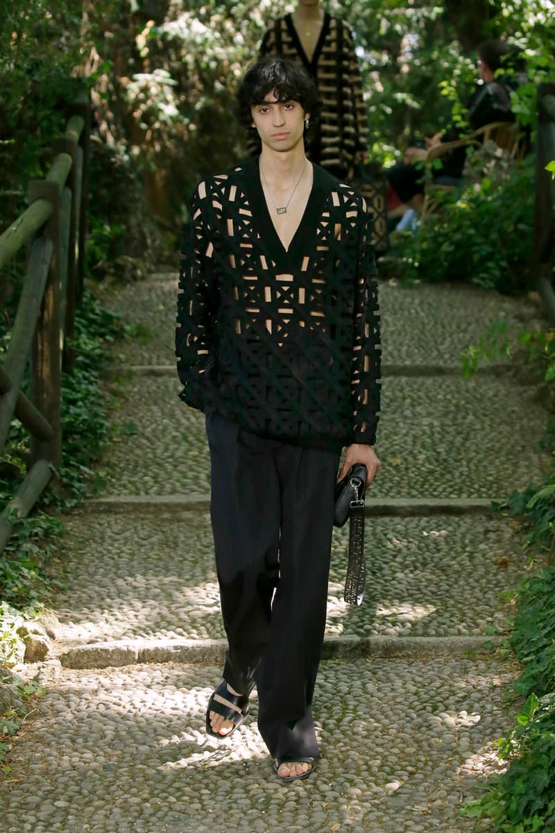 Fendi Spring Summer 2020 Collection gardening bucolic outdoors Silvia Venturini Fendi Italy Italian Head Quarters
