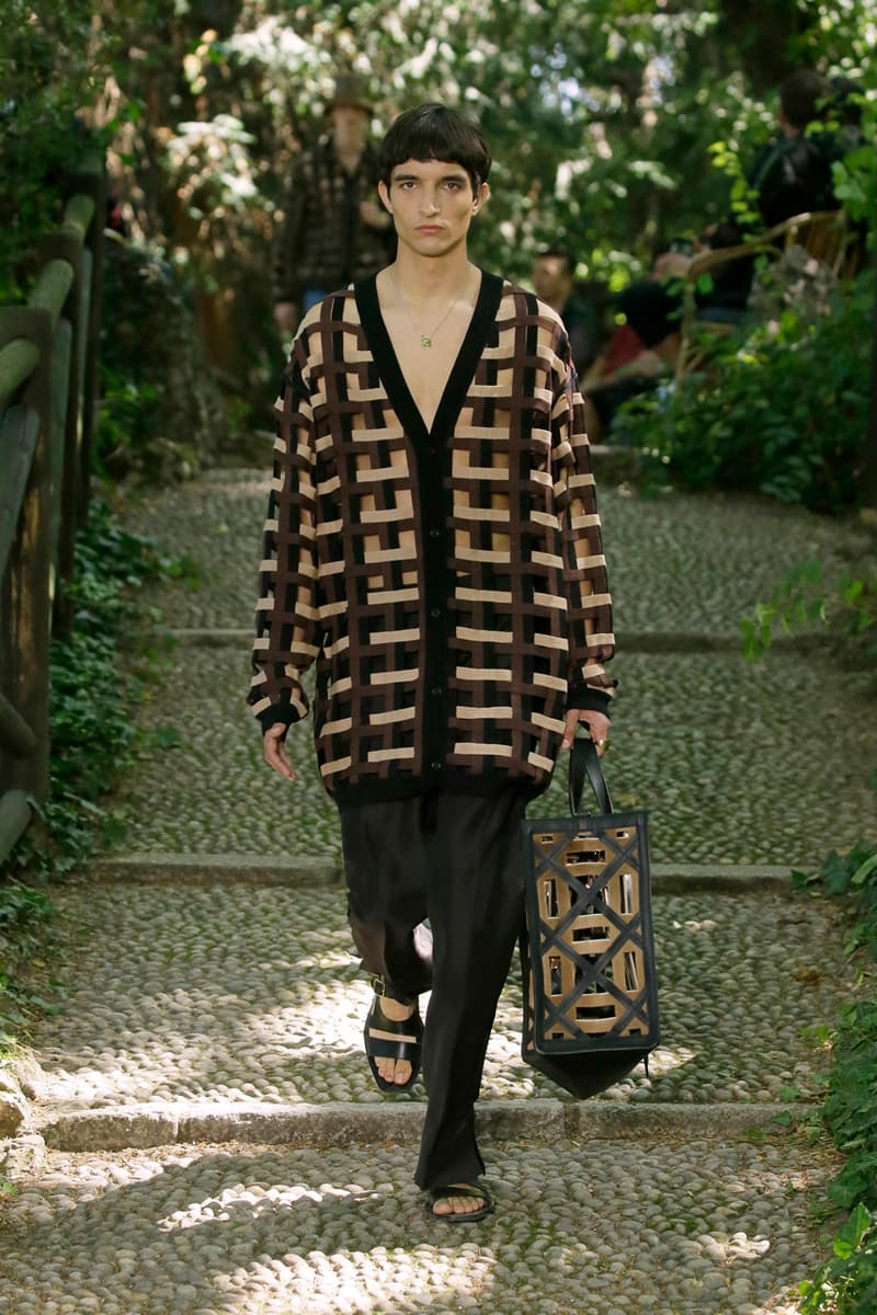 Fendi Spring Summer 2020 Collection gardening bucolic outdoors Silvia Venturini Fendi Italy Italian Head Quarters