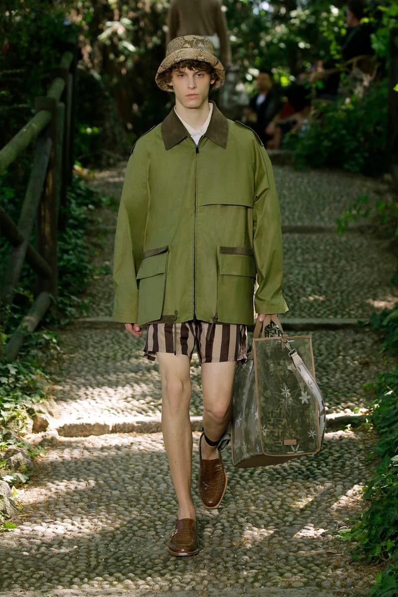 Fendi Spring Summer 2020 Collection gardening bucolic outdoors Silvia Venturini Fendi Italy Italian Head Quarters