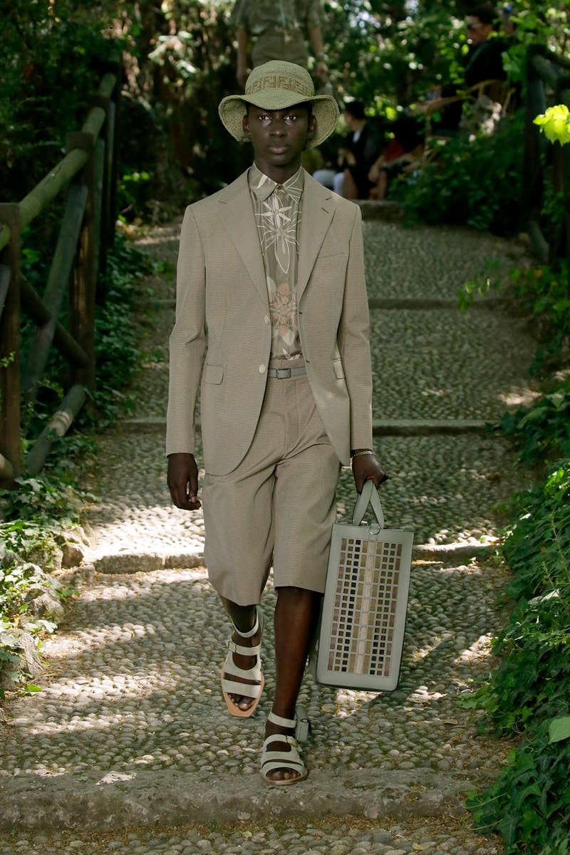 Fendi Spring Summer 2020 Collection gardening bucolic outdoors Silvia Venturini Fendi Italy Italian Head Quarters