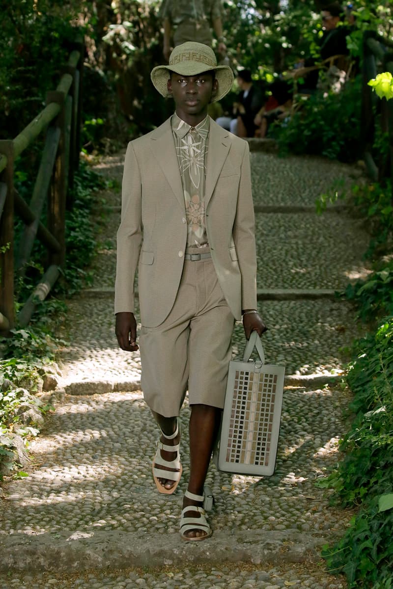 Fendi Spring Summer 2020 Collection gardening bucolic outdoors Silvia Venturini Fendi Italy Italian Head Quarters