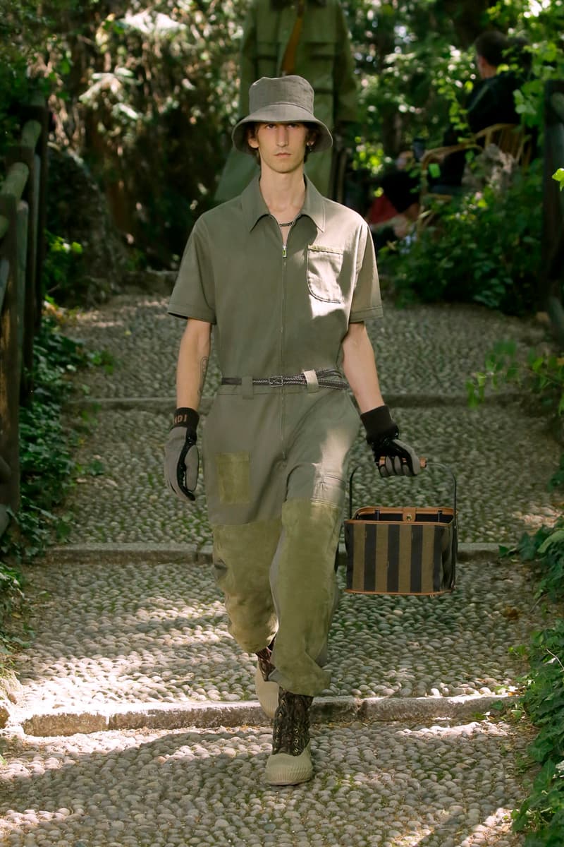 Fendi Spring Summer 2020 Collection gardening bucolic outdoors Silvia Venturini Fendi Italy Italian Head Quarters