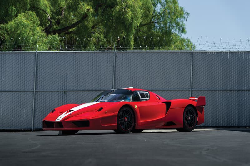 Ferrari FXX RM Sothebys Auction Information Race Car Top Gear Red Enzo Purchase used sale