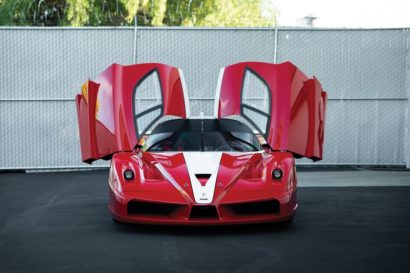 Ferrari FXX RM Sothebys Auction Information Race Car Top Gear Red Enzo Purchase used sale