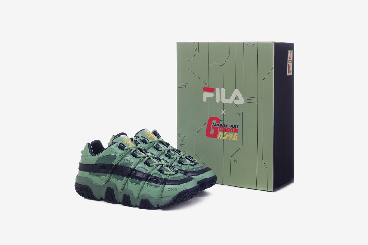 FILA x Mobile Suit Gundam Capsule Collection Apparel Anime Footwear 